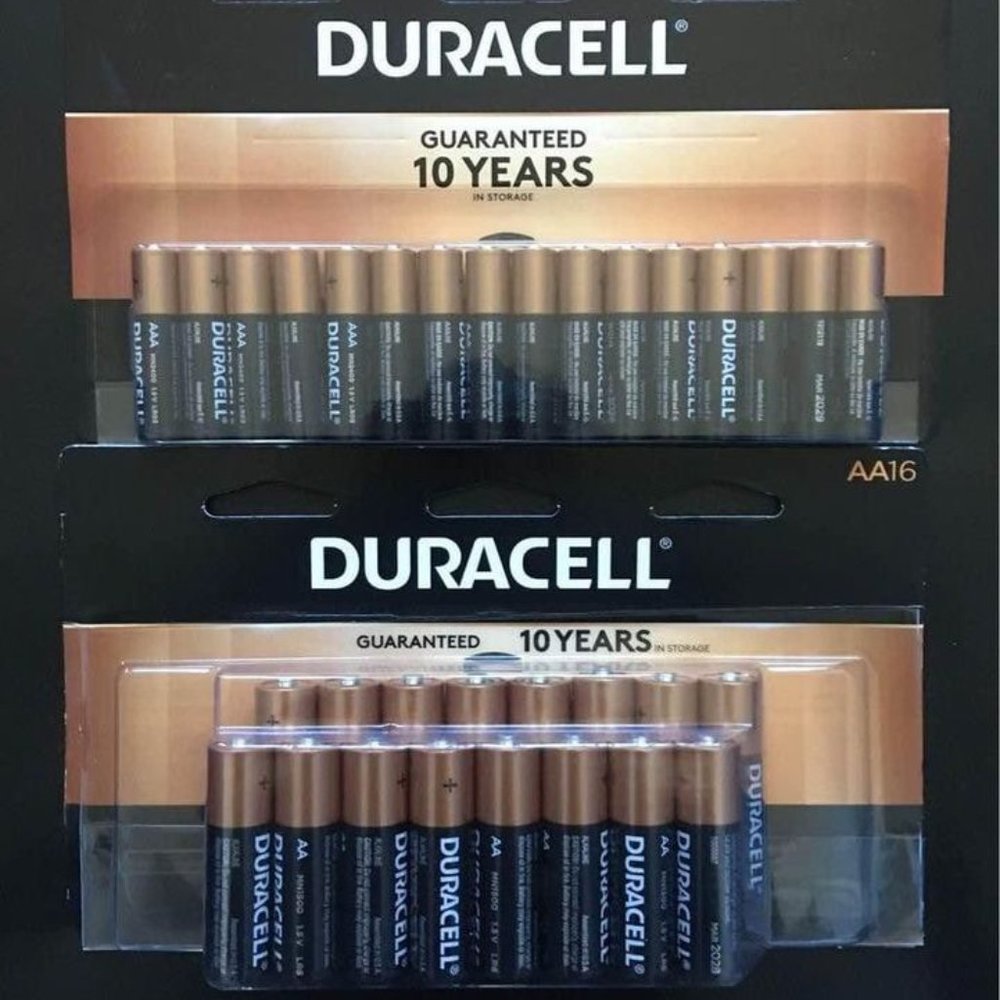 Duracell bundle AA16 AAA16 $14
